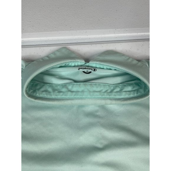 Champion Men's Polo Shirt Short Sleeve L Blue Polyester Spandex Summer - Picture 5 of 6